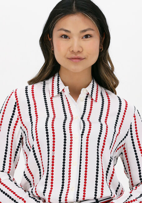 Witte TOMMY HILFIGER  VISCOSE FLEUR BLOUSE - large