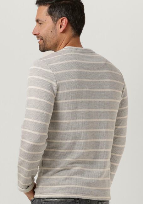 ANERKJENDT Pull AKSAIL STRIPE SWEAT Blanc - large