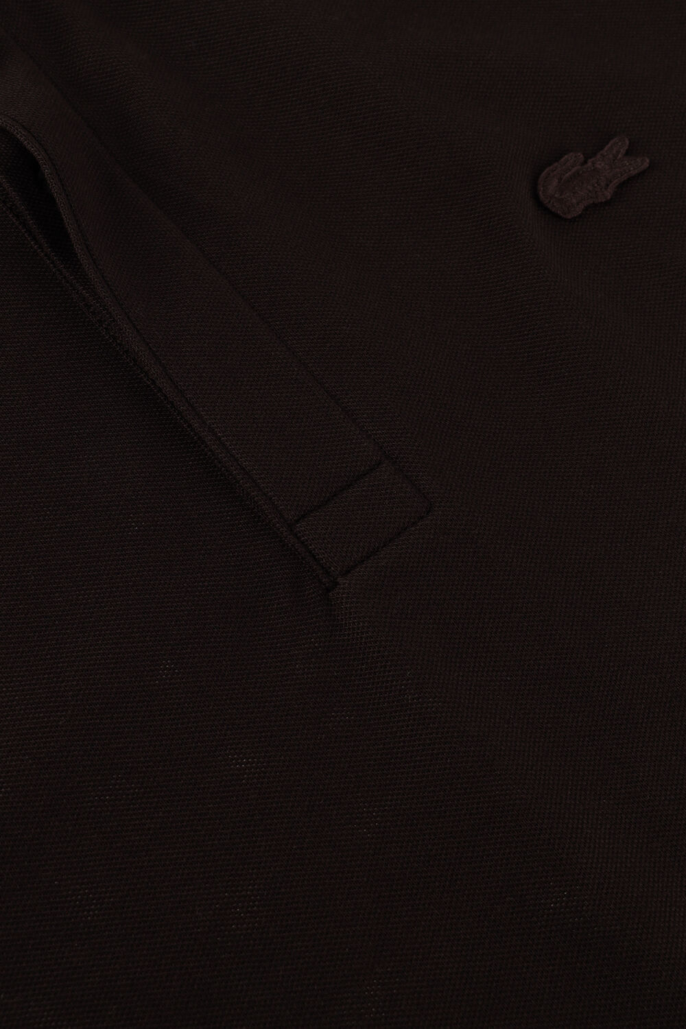 LACOSTE Polo REGULAR FIT COTTON BLEND POLO SHIRT en marron - large