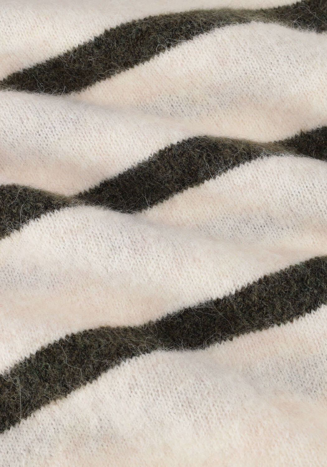 Gebroken wit SELECTED WOMEN T-shirt SLFMALINE-LILIANA 2/4 KNIT O-NECK - large