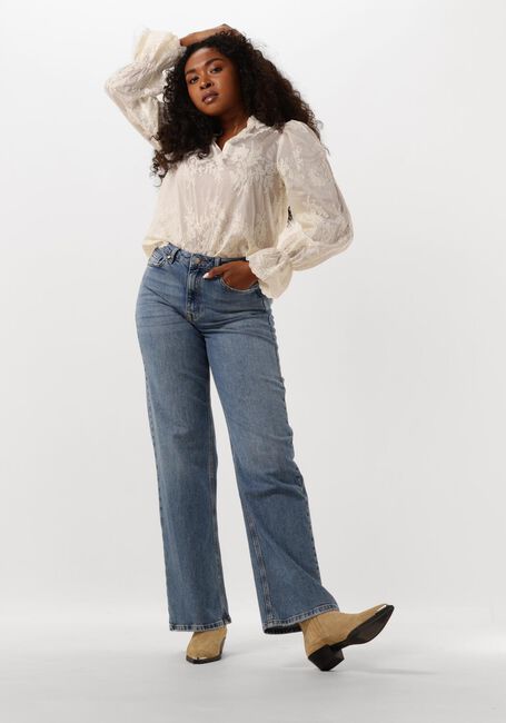 NEO NOIR AMARA BIG EMBROIDERY BLOUSE Blouses Écru - large