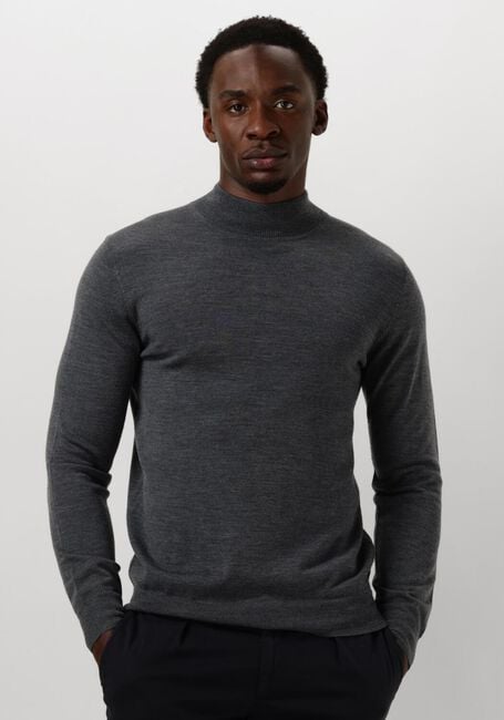 PROFUOMO Pull PULLOVER MOCK en gris - large