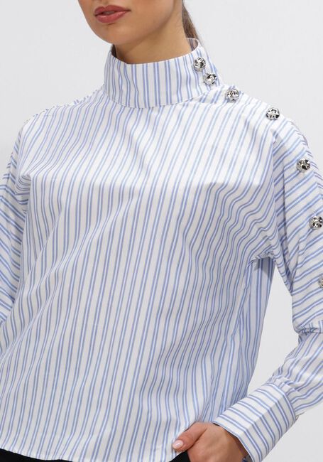 CO'COUTURE DEVIN ASYM CC BUTTON BLOUSE Blouses en bleu - large