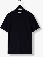 Donkerblauwe SELECTED HOMME T-shirt SLHTOWN SS KNIT MOCK NECK B