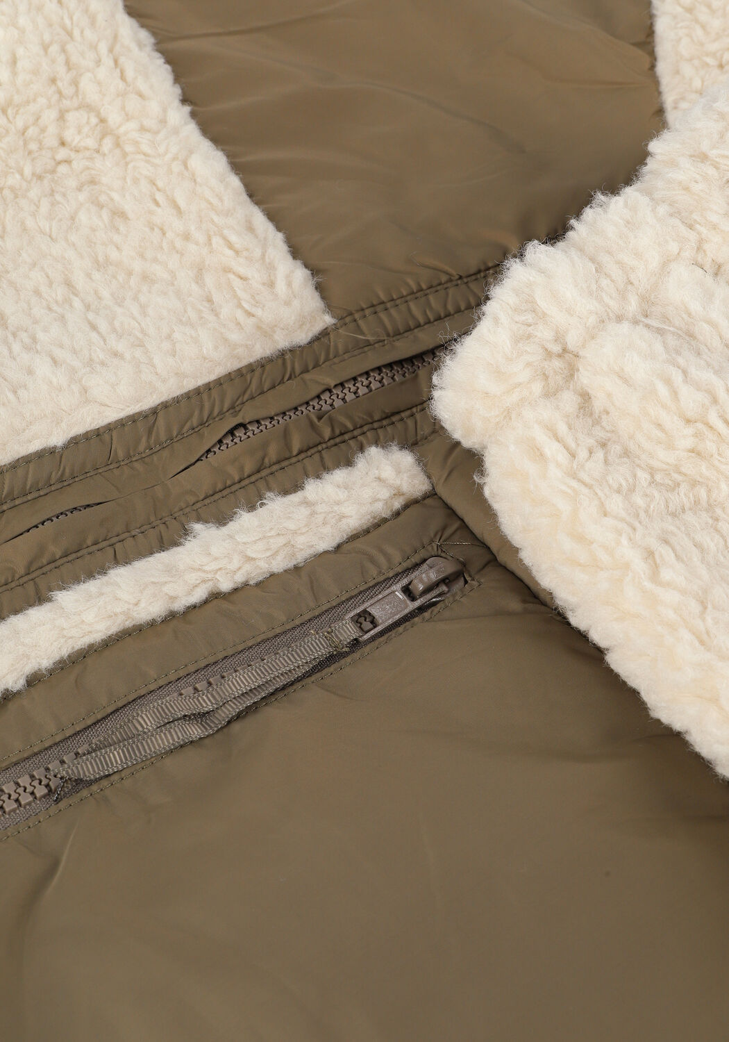 CO'COUTURE Manteau Teddy TEDDY FLEECE JACKET en vert - large