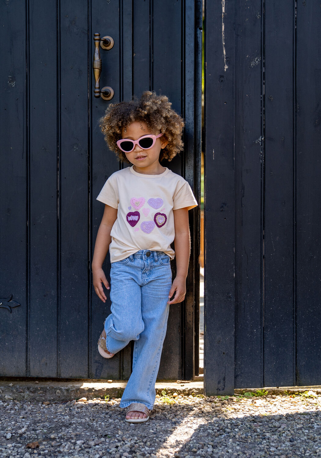 KOKO NOKO Straight leg jeans P54978 Bleu clair - large