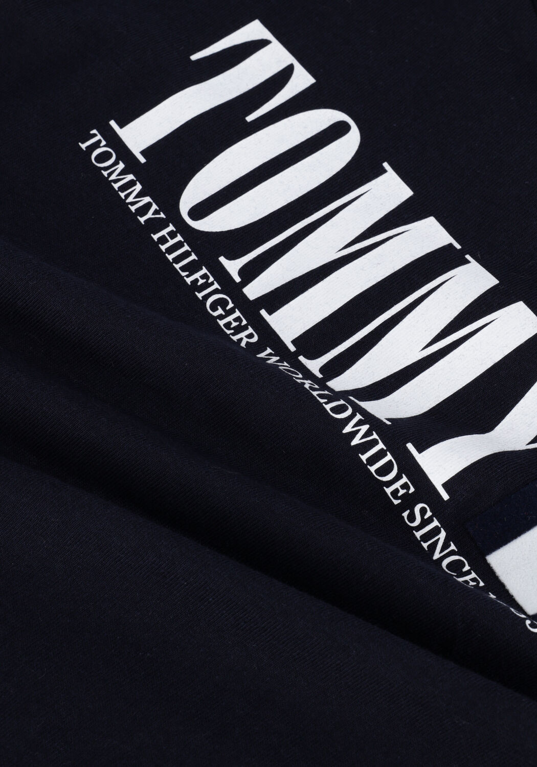 Donkerblauwe TOMMY HILFIGER Tops & T-shirts TOMMY GRAPHIC TEE L/S - large