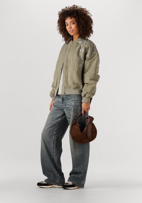 SUMMUM Jack JACKET BOMBER PADDED EMBROIDERY Kaki - large