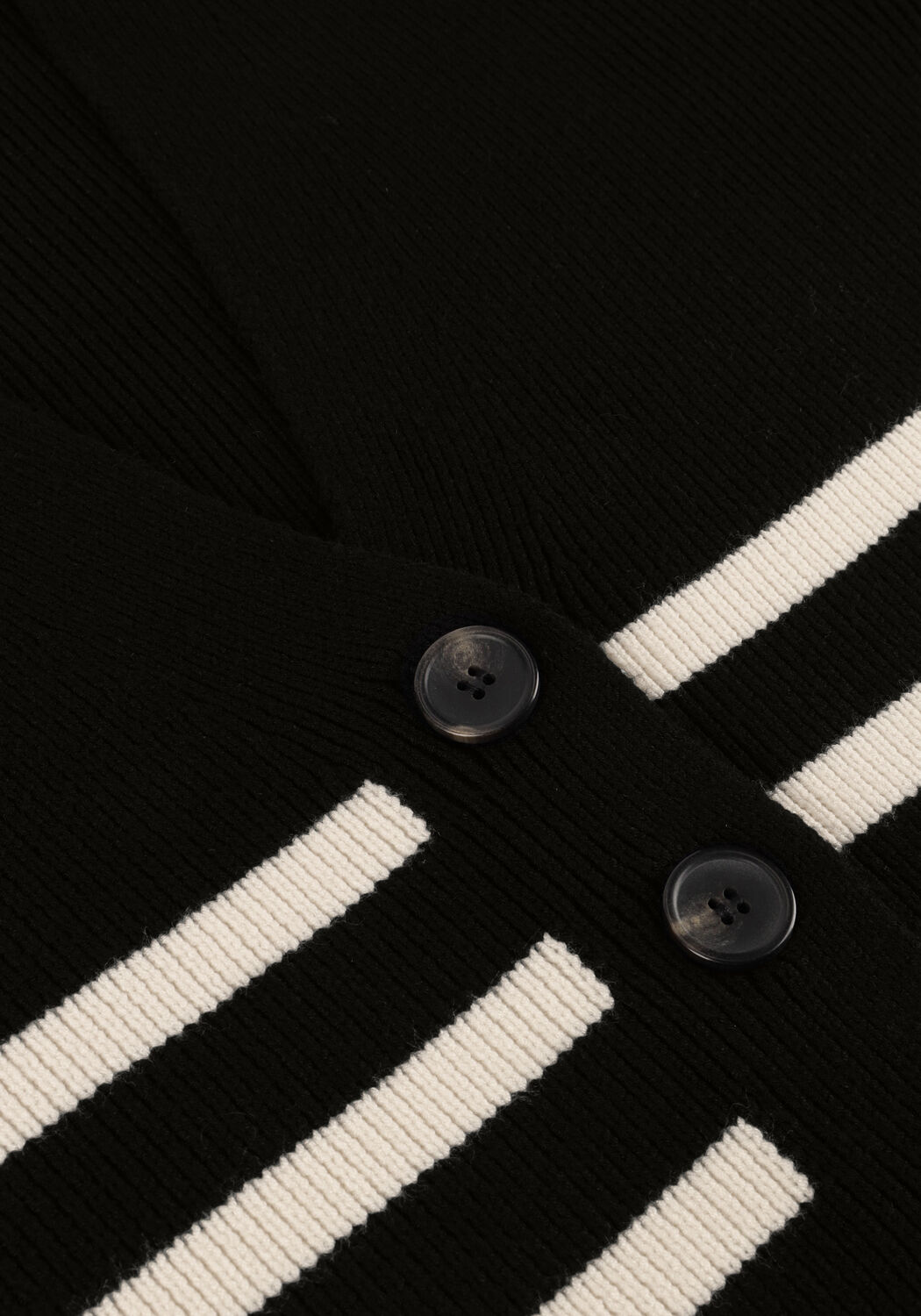 NOTES DU NORD Gilet GAIA CARDIGAN en noir - large