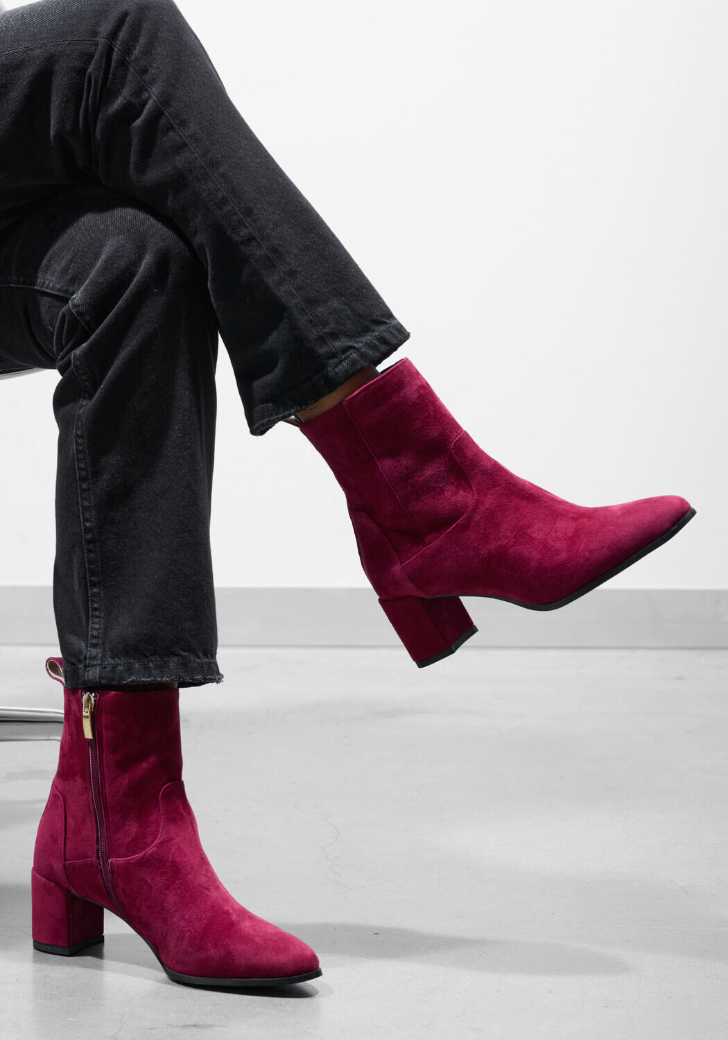 Rode LINA LOCCHI Enkellaarsjes 8543 - large