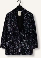 NOTRE-V Blazer NV-CHRISTINE GLITTER VELVET BLAZER en noir NOTRE-V Blazer NV-CHRISTINE GLITTER VELVET BLAZER en noir - medium