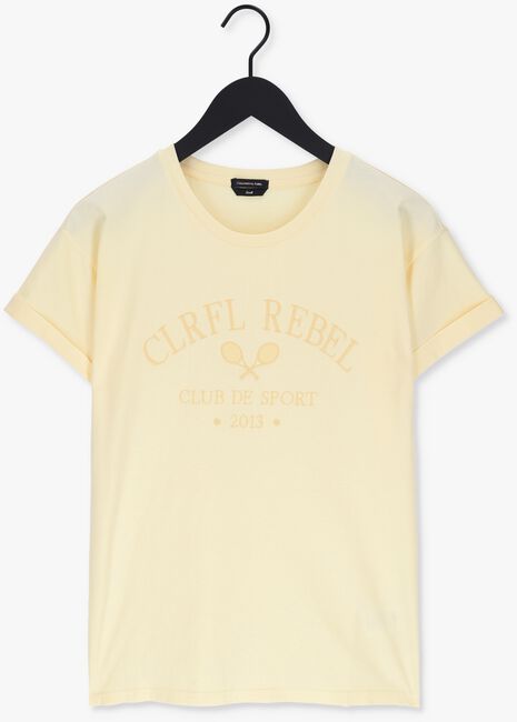 COLOURFUL REBEL T-shirt CLUB DE SPORT BOXY TEE en jaune - large