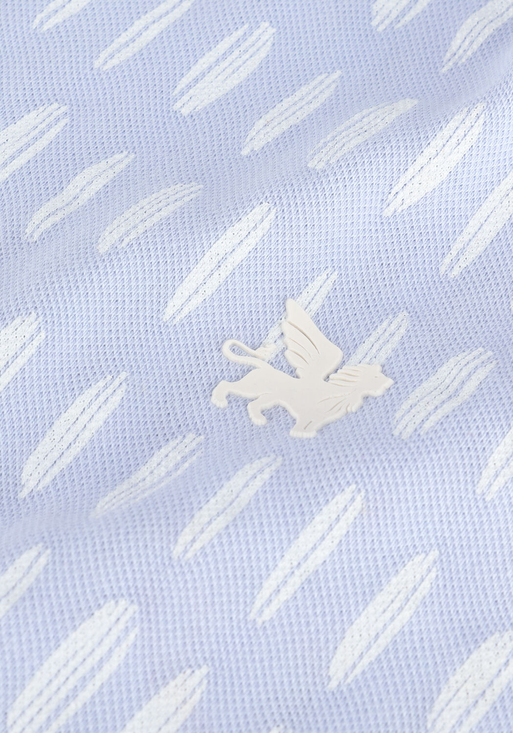 Lichtblauwe VANGUARD Polo SHORT SLEEVE POLO PIQUE STRETCH - large