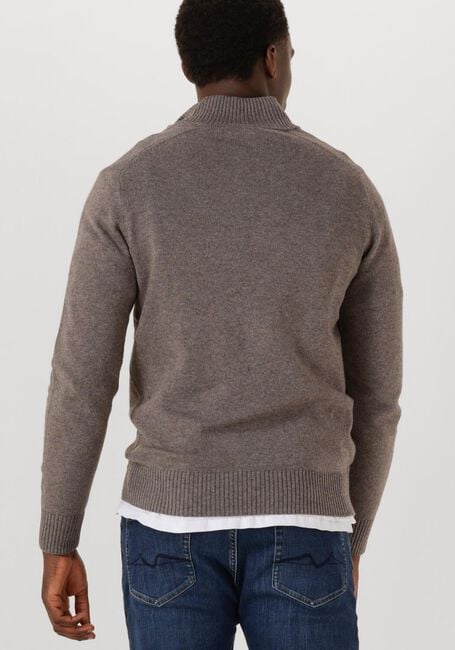 GENTILUOMO Pull TURTLE BUTTON+ZIP LS en taupe - large