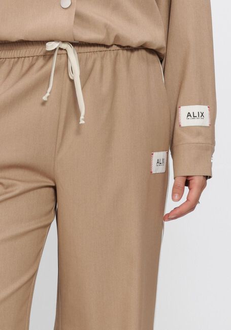 Camel ALIX THE LABEL Broeken/jumpsuits LADIES WOVEN 2 TONE PANTS - large