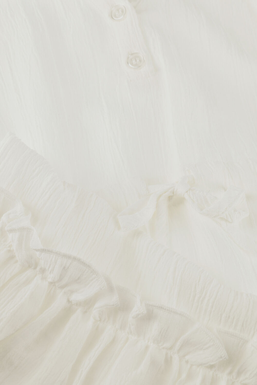 Witte RETOUR Mini jurk CANDY - large