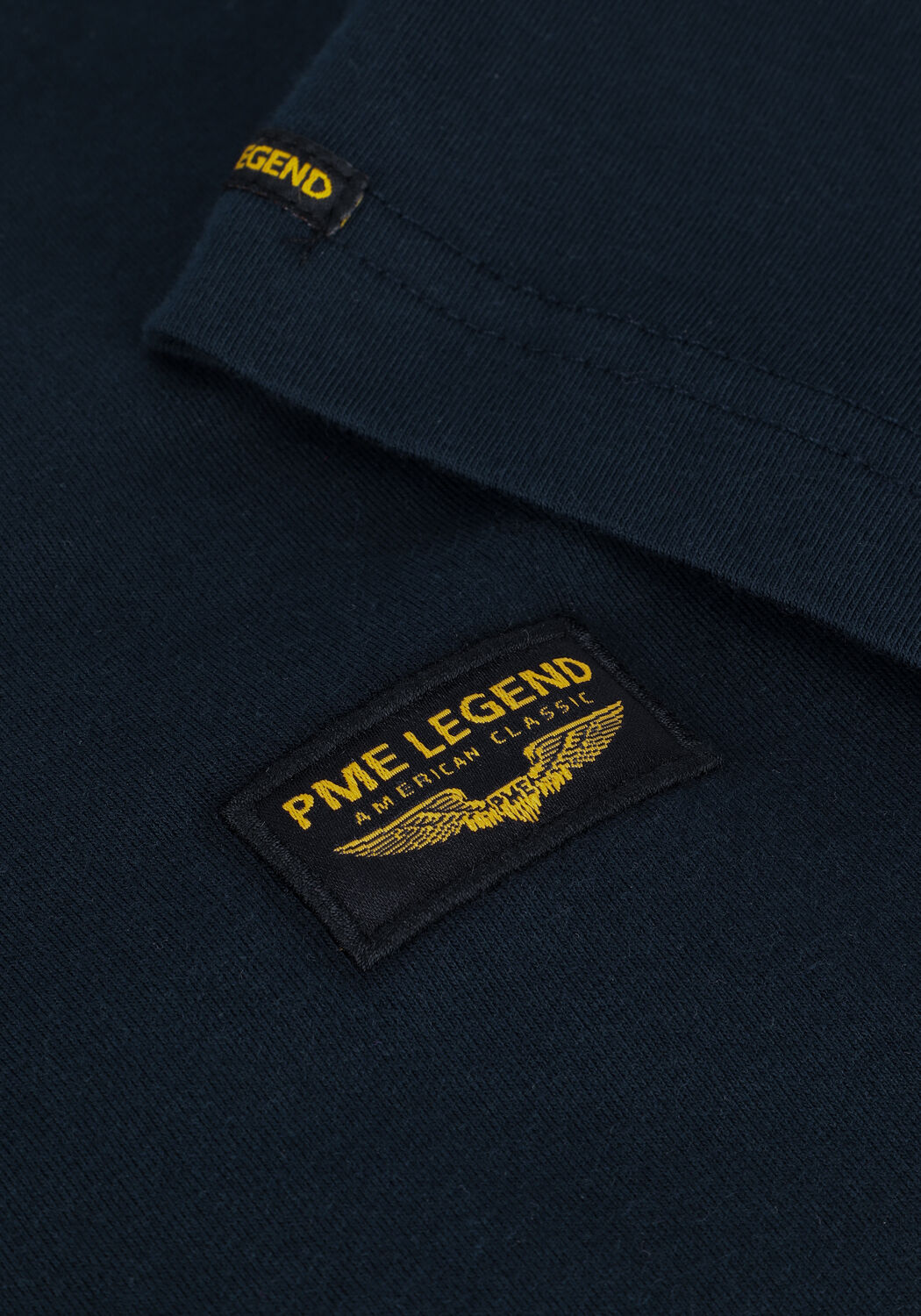Donkerblauwe PME LEGEND T-shirt SHORT SLEEVE R-NECK GUYVER TEE - large