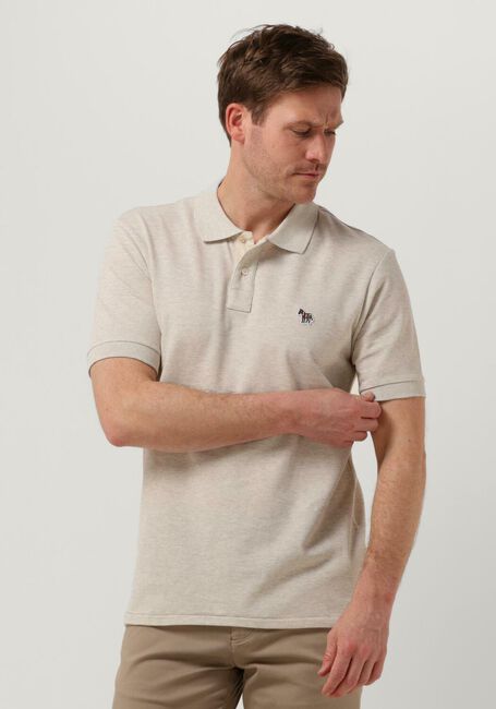 PS PAUL SMITH Polo MENS SLIM FIT SS POLO SHIRT ZEBRA en beige - large