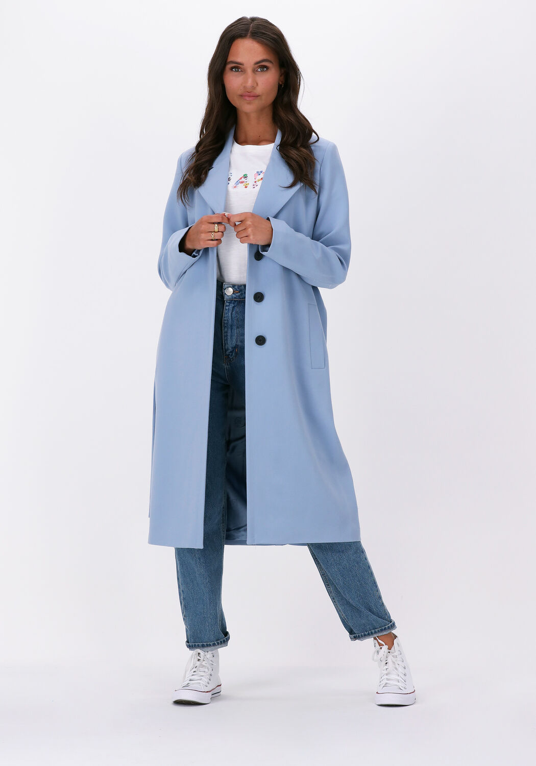 Manteau bleu clair 2025