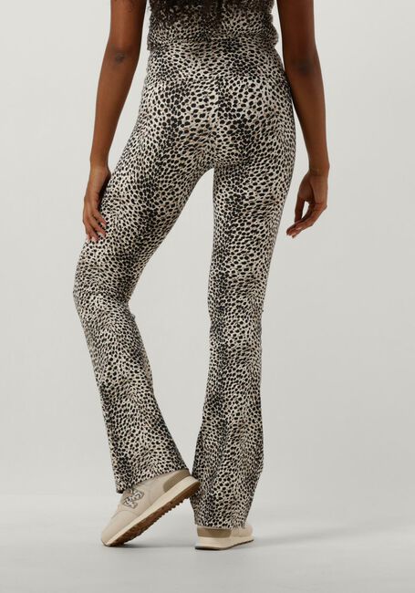 Bruine DEBLON SPORTS Flared broek CELINE FLARED LEGGINGS - large