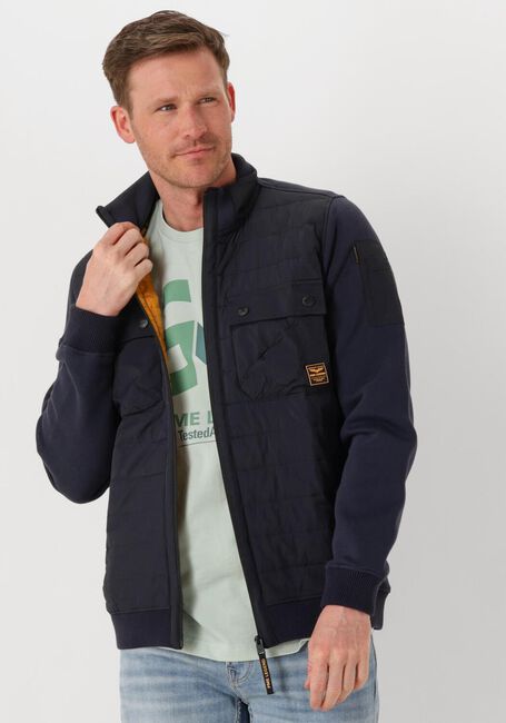 PME LEGEND Jack ZIP JACKET SWEAT MIXED PADDED en noir - large