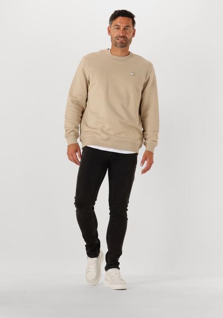 TOMMY JEANS Pull TJM REG BADGE CREW EXT en beige - large