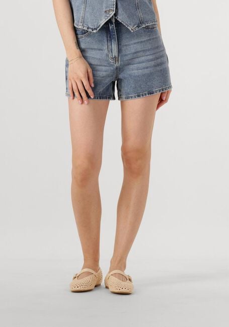 Blauwe ROUGE EDIT Jeans ROUJOLIE HW WF DENIM SHORTS - large