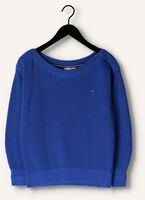 TOMMY HILFIGER Pull BOAT NK SWEATER COTTON RIB KNIT en bleu TOMMY HILFIGER Pull BOAT NK SWEATER COTTON RIB KNIT en bleu - medium