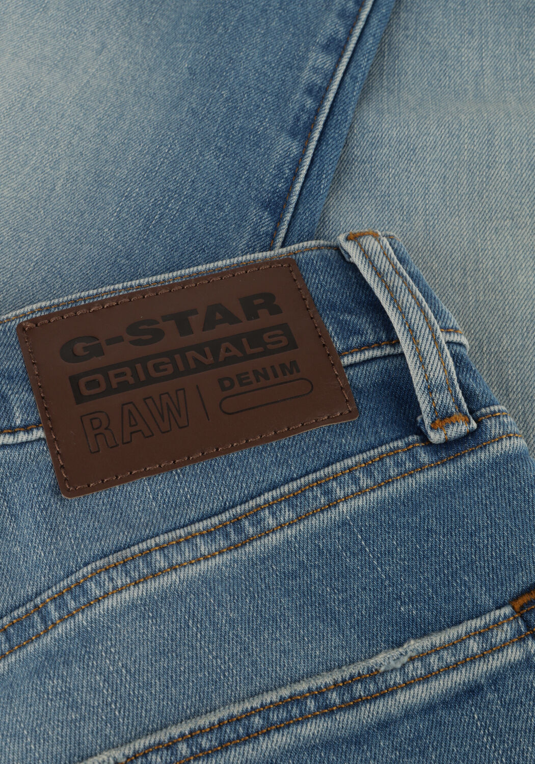 Blauwe G-STAR RAW Straight leg jeans 3301 REGULAR TAPERED - large