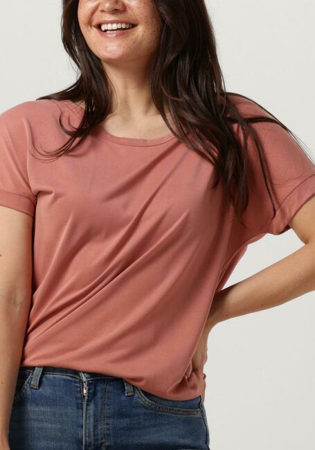MSCH COPENHAGEN T-shirt FENYA MODAL TEE en orange - large