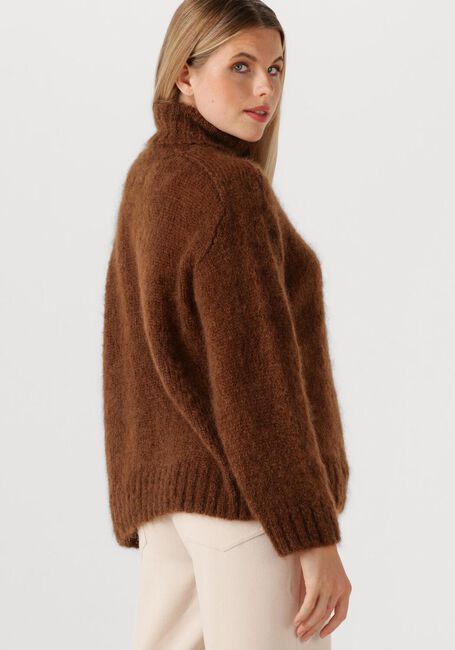 DES PETITS HAUTS Pull CHARLINE en marron - large