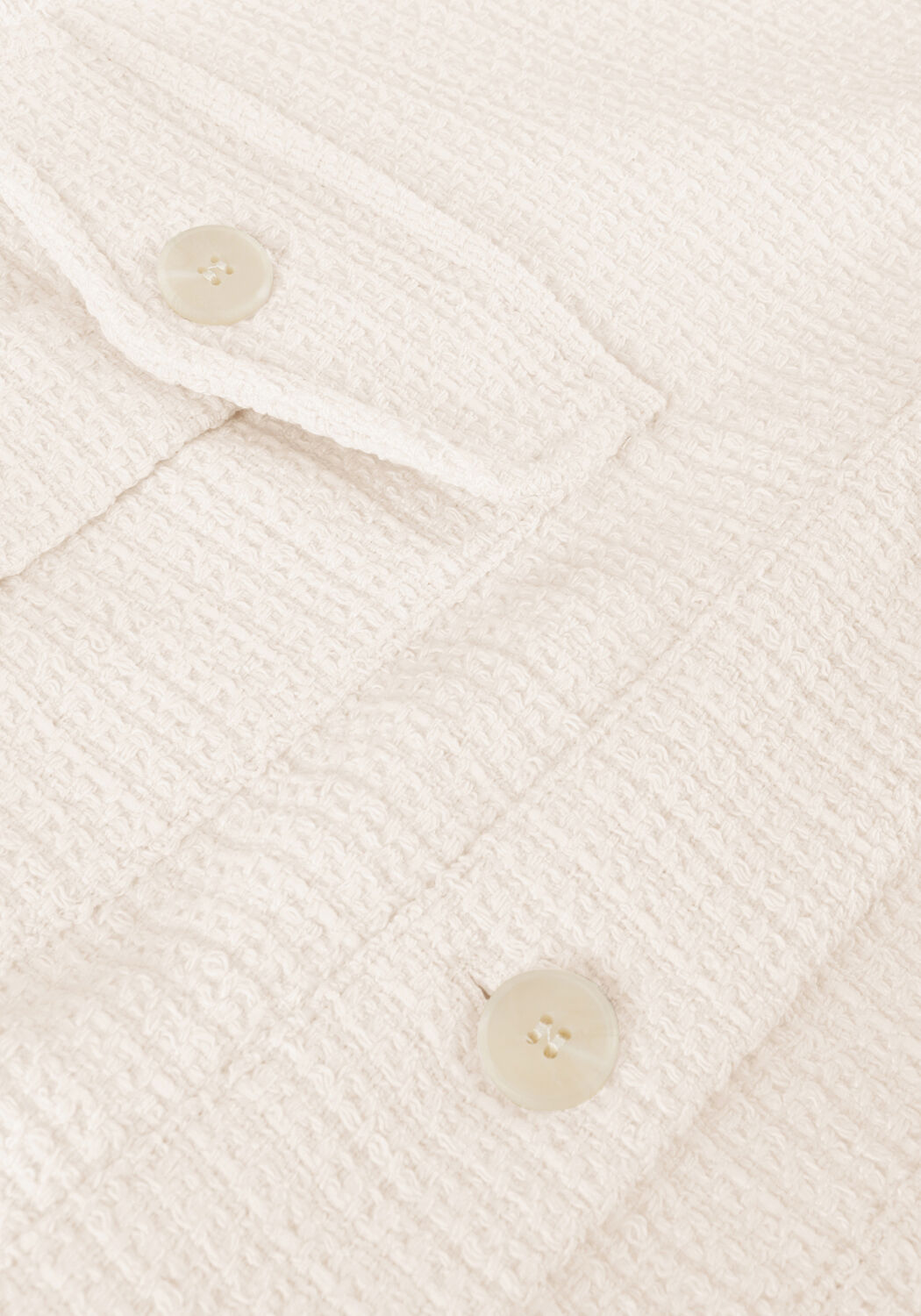 MINUS Gilet AVANA BOUCLE VEST en beige - large