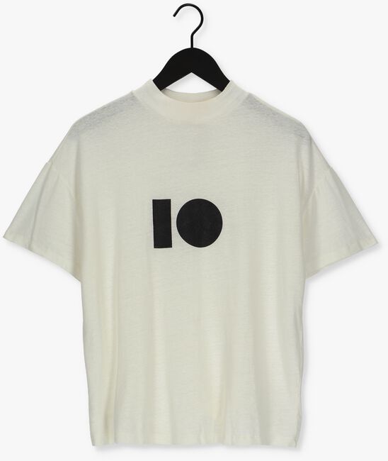 Bruine 10DAYS T-shirt HIGH NECK TEE LINEN - large