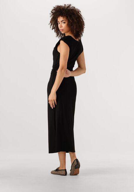Zwarte EDITED Midi jurk WIARA DRESS - large