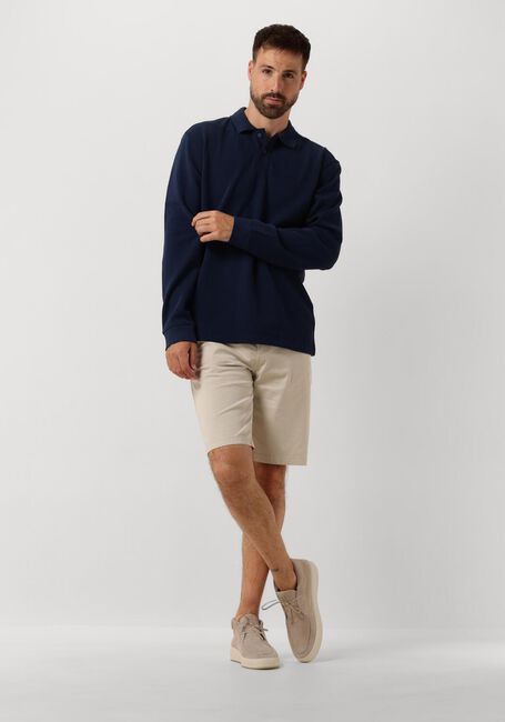 BOSS ORANGE Polo PATEMPESTO LONG Bleu foncé - large