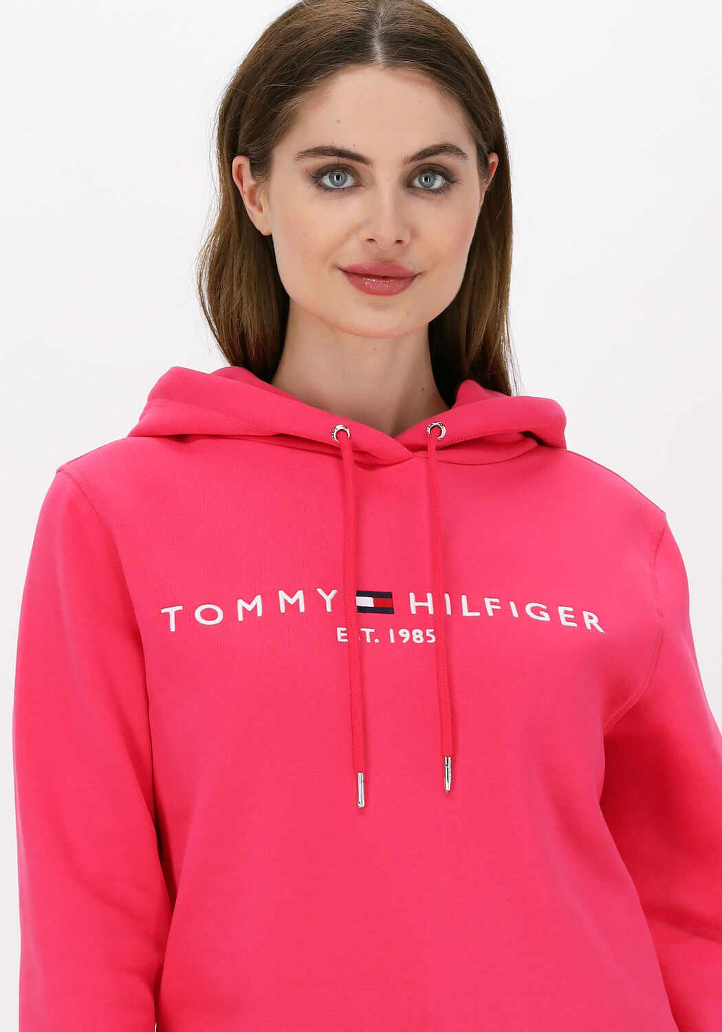 Tommy hilfiger shop hoodie dames roze