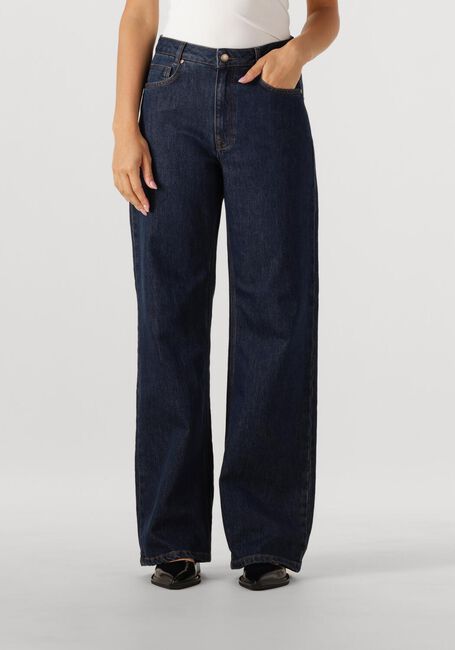 MY ESSENTIAL WARDROBE Straight leg jeans MWKARLI 139 HIGH WIDE DECO Bleu foncé - large