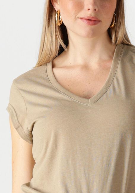 CC HEART T-shirt BASIC V-NECK T-SHIRT en beige - large