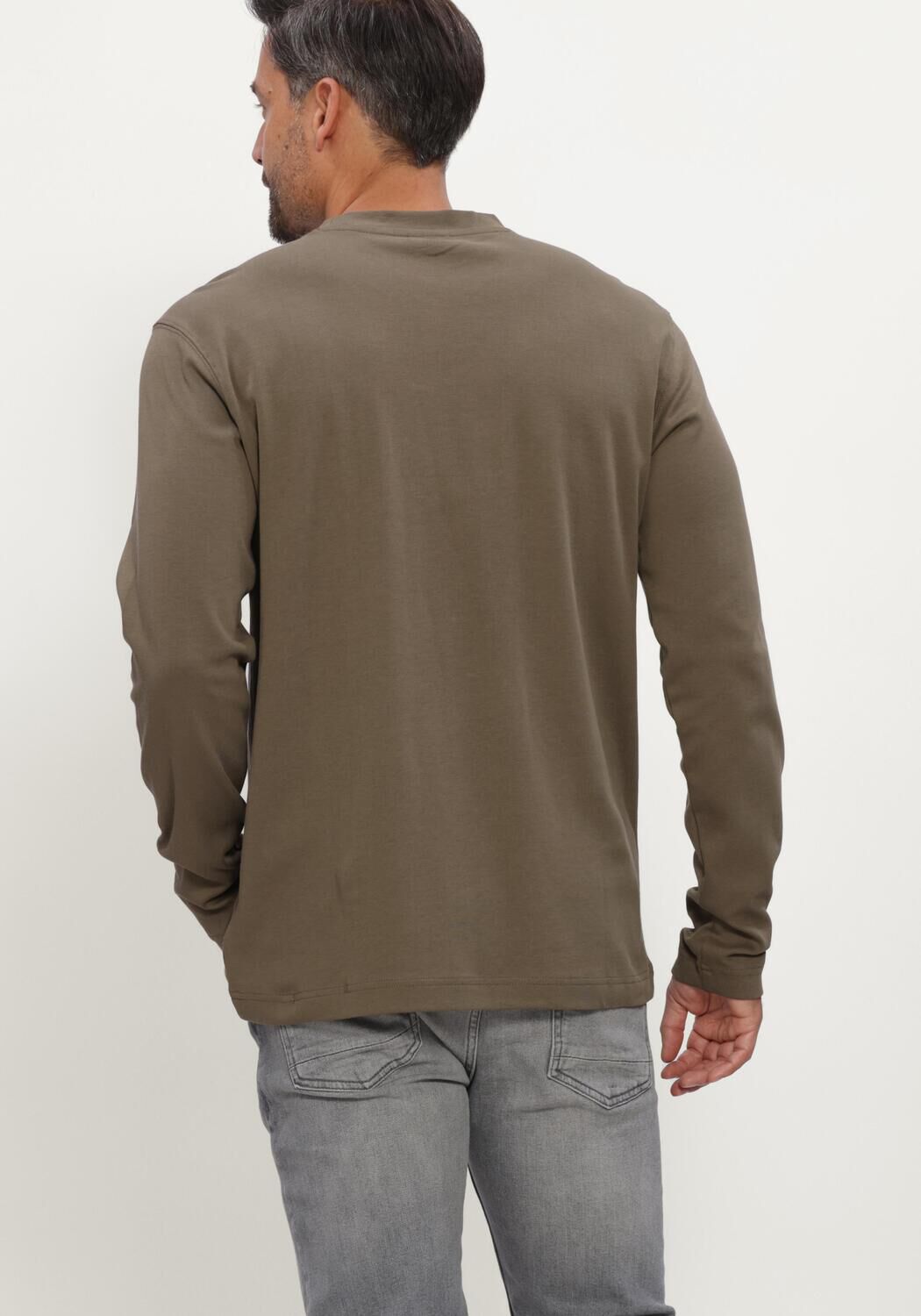 Groene G-STAR RAW Trui TRUE REGULAR R T L\S - large