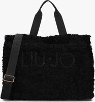Zwarte LIU JO Shopper FAKE FUR SHOPPING BAG - medium