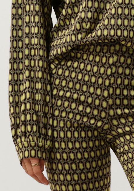 REFINED DEPARTMENT Pantalon évasé ABBA en vert - large