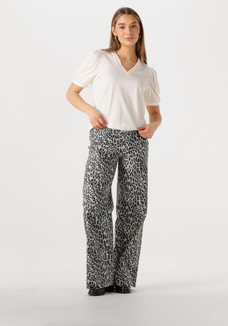 Ecru OBJECT Top OBJCAROLINE S/S TOP - large