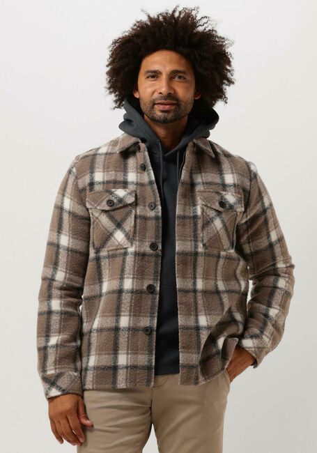 DSTREZZED Surchemise TEPPE OVERSHIRT en marron - large