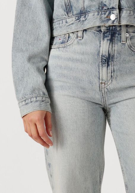 Lichtgrijze TOMMY JEANS Straight leg jeans LAYLA HR SLIM STR BI6012 - large