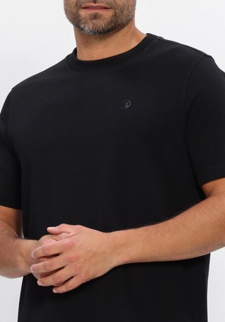CAST IRON T-shirt REGULAR FIT INTERLOCK en noir - large