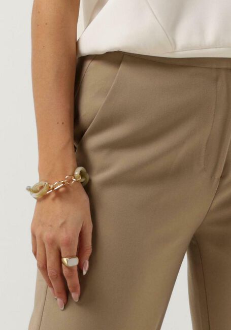 Beige ANOTHER LABEL Pantalon MOORE PANTS - large