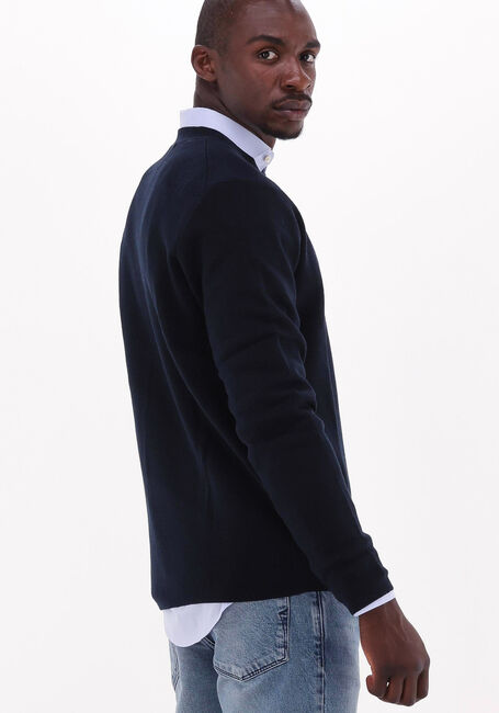 Blauwe SELECTED HOMME Trui SLHMARTIN LS KNIT CREW NECK W - large