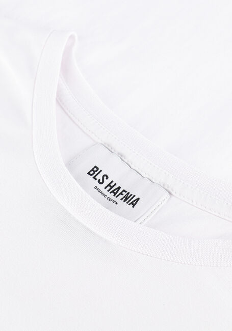 BLS HAFNIA T-shirt MINI OUTLINE LOGO T-SHIRT en blanc - large