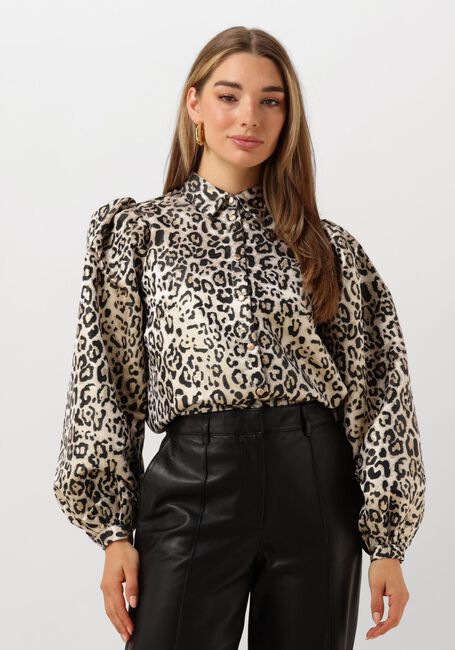 Gouden NUKUS  LETTIE BLOUSE PANTER - large