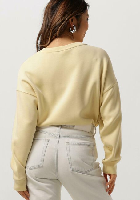 Gele MSCH COPENHAGEN Sweater MSCHIMA Q SWEATSHIRT - large